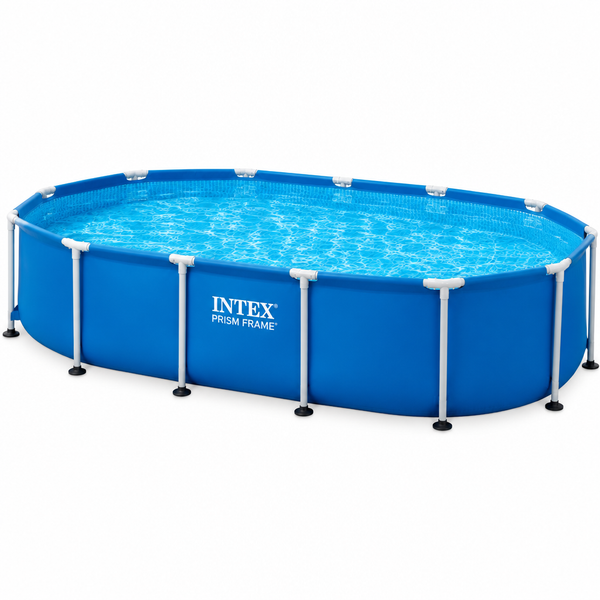 Piscine tubulaire INTEX Prism Frame ovale 400x200x100cm
