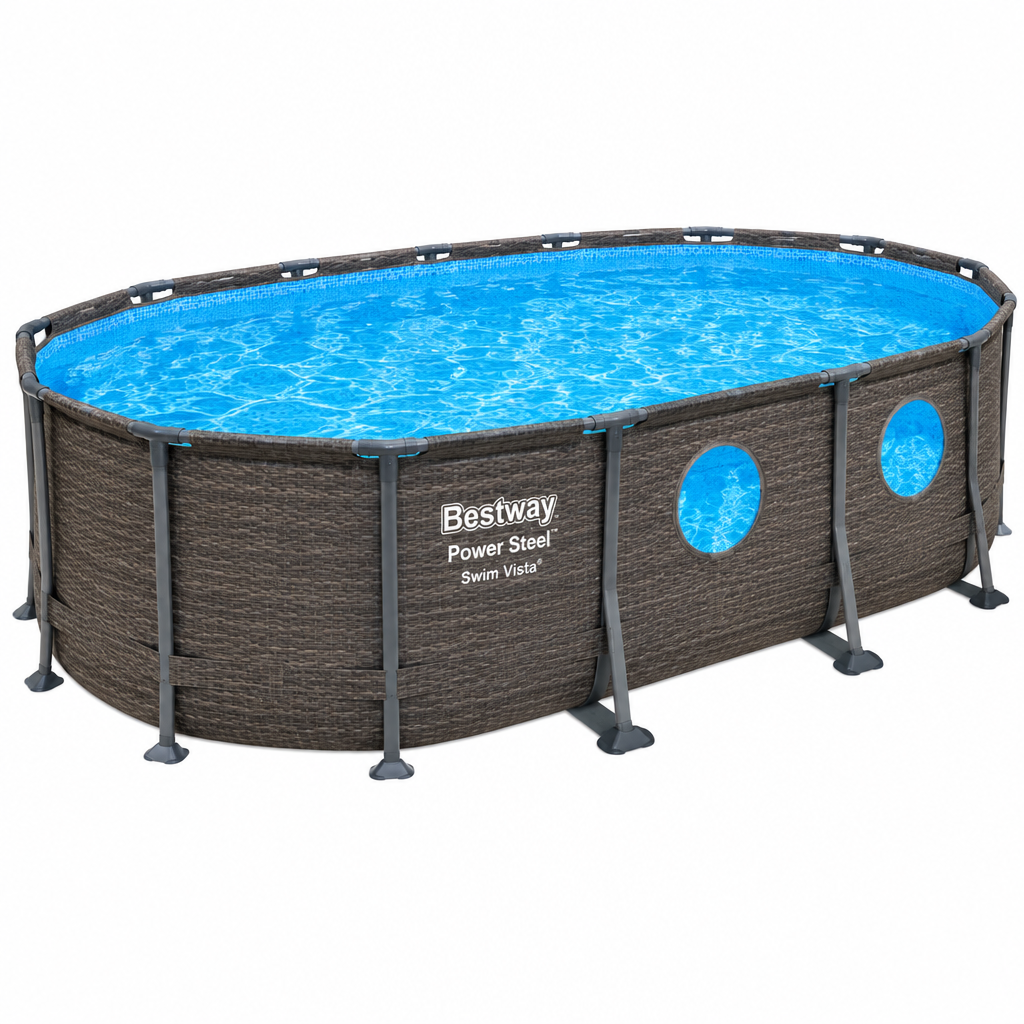 Piscine BESTWAY Power Steel Swim Vista ovale 488x305x107cm