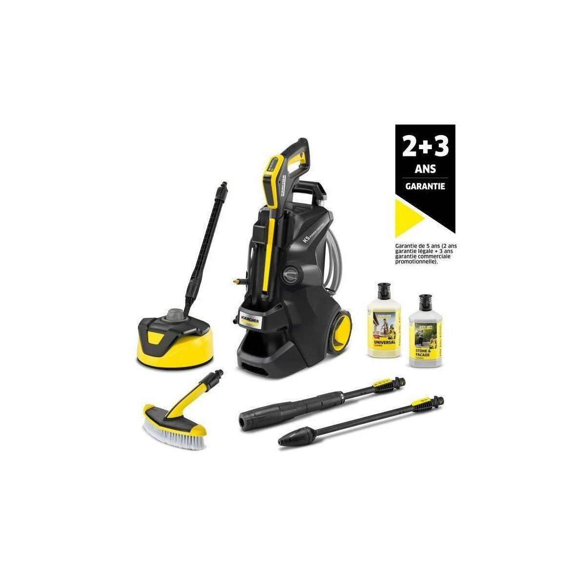 KARCHER - Nettoyeur haute pression KARCHER K5 Power Control Flex Home&Brush 500 L/h - 2100 W - 145 bars - livré avec 2 brosses + 2